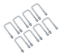 AB Tools 8 Twin Parabolic Leaf Spring High Tensile U Bolt And Nuts For Ifor Williams Trailers