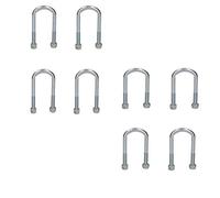 AB Tools 8 Twin Parabolic Leaf Spring High Tensile U Bolt and Nuts For Ifor Williams Trailers