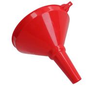 AB Tools 8" Wide Plastic Fuel Funnel With Fixed Spout Suitable For Petrol Diesel Water Oil