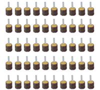 AB Tools 80 Grit 25mm Flap Wheel Disc Abrasive Sanding Pads For Drills 6mm Shank 50Pc