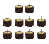 AB Tools 80mm X 50mm Flap Wheel Disc Abrasive Sanding Pad For Drills 60 Grit 10 Pack