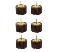 AB Tools 80mm X 50mm Flap Wheel Disc Abrasive Sanding Pad For Drills 60 Grit 6 Pack