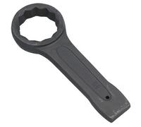 AB Tools 85mm Slogging Box End Striking Ring Wrench Spanner Bi-Hex 12 Sided Metric