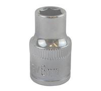 AB Tools 8mm 3/8" Drive Shallow Metric Socket Single Hex / 6 Sided Bergen