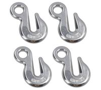 AB Tools 8mm (5/16In) Eye Grab Hook 316 Stainless Steel Chain Holder Lifting Marine 4Pc