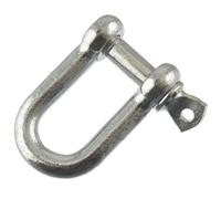 AB Tools 8mm Galvanised Dee Shackle Chandlery Single Shackle Link Chandlery Dk02