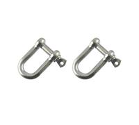 AB Tools 8mm Galvanised Dee Shackle Pack Of 2 Chandlery Dk02