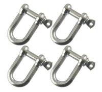 AB Tools 8mm Galvanised Dee Shackle Pack Of 4 Chandlery Dk02