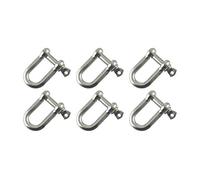 AB Tools 8mm Galvanised Dee Shackle PACK of 6 Chandlery DK02