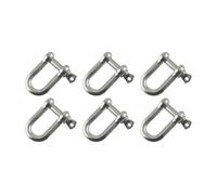 AB Tools 8mm Galvanised Dee Shackle Pack Of 6 Chandlery Dk02