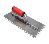 AB Tools 8mm Notched Teeth Float 280 X 115mm Trowel Plastering Skimmer Plaster