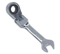 AB Tools 8mm Stubby Flexi Ratchet Combination Spanner Metric Wrench 72 Teeth Spn13