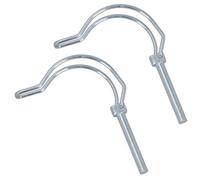 AB Tools 8mm X 60mm Pipe Pin Linch Pins Fastener Retaining Clip Trailer Tractor 2Pc
