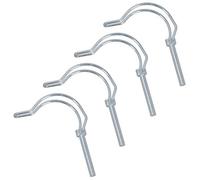 AB Tools 8mm X 60mm Pipe Pin Linch Pins Fastener Retaining Clip Trailer Tractor 4Pc
