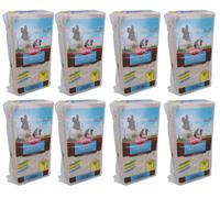 AB Tools 8Pk 24.6L Brown Clean & Cozy Small Animals Bedding 99% Dust Free Odor Control