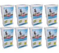 AB Tools 8Pk 24.6L White Clean & Cozy Small Animals Bedding 99% Dust Free Odor Control