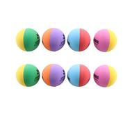 AB Tools 8pk 4.5cm Tough Mini High Bounce Non Toxic Rubber Balls for Cats Puppy Dogs. Balls for Play 1 Set