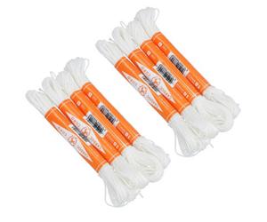 AB Tools 8Pk Cardoc Cord Braided Nylon Chalk Brick Line Size B 18M Building