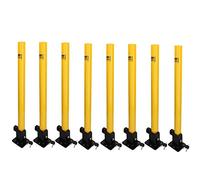 AB Tools 8pk Security Post Fold Down Retro Fit Integral Lock Caravan Trailers Motorhome
