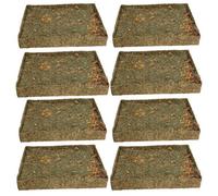 AB Tools 8Pk Small Animal Pet Treat Rabbit Guinea Pig Nibble 'n' Dig Meadow