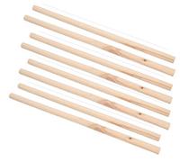 AB Tools 8Pk Wooden Bird Perch Canary Budgie Cockatiel Parrot Bird Cage Accessories 19"