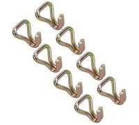 AB Tools 8X Ratchet Strap Anchor Hook Tie Down Ring Car Transporter Link Heavy Duty