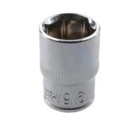 AB Tools 9/16" Imperial 6 Point 3/8" Drive Shallow Socket Sae Af Chrome Vanadium Steel
