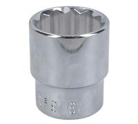 AB Tools 9/16 Ww Whitworth Bsw Shallow British Socket 12 Sided Bi-Hex 1/2In Drive