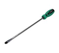 AB Tools 9.5mm X 300mm Slotted Flat Headed Screwdriver With Magnetic Tip Rubber Handle