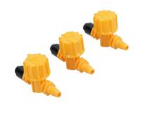 AB Tools 90 Degree Adjustable Micro Jet Watering Sprayer For 4 And 13mm Pipe 3Pc