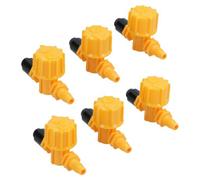 AB Tools 90 Degree Adjustable Micro Jet Watering Sprayer For 4 And 13mm Pipe 6Pc