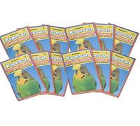 AB Tools 96 Sanded Sheets Sandpaper Cage Lining Budgies Caged Birds 21x35cm