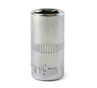 AB Tools 9mm 1/4" Drive Shallow Metric Socket Single Hex / 6 Sided Bergen
