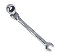 AB Tools 9mm Metric Flexible Combination Ratchet Spanner Wrench Bi-Hex 12 Sided