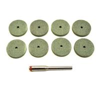 AB Tools 9Pc Rotary Silicone Carbide Grinding Polishing Sanding De-Burring Disk + Mandrel