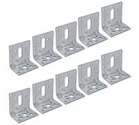 AB Tools Abl Angle Bracket Corner Fastener Reinforcing Plate 60mm X 40mm X 60mm 10Pc