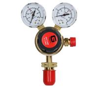 AB Tools Acetylene Regulator Single Stage 2 Gauge Gas Bottle 25 Bar Welding Welder