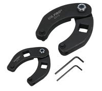 AB Tools Adjustable Gland Nut Pin Wrench Spanner for Hydraulic Cylinders 1in - 6in 2pc