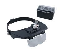 AB Tools Adjustable Head Magnifier With Light / Torch / Flashlight Four Lenses Te012