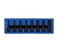 AB Tools Af Imperial Sae Allen Hex Key Sockets 1/2" Drive Extra Long 1/4" - 3/4" 8Pc Set