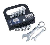 AB Tools Af Imperial Sae Stubby Spanner Wrench 7Pc Combination 3/8" - 3/4" Crv Te065