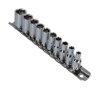 AB Tools Af Shallow Sockets 1/4" Drive Imperial / Sae 10Pc Set