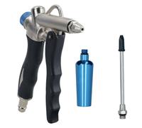 AB Tools Air Dust Blow Gun Blower Flow Control Twin Air Inlet 120mm Nozzle + Turbo Nozzle
