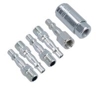 AB Tools Air Line Hose Compressor Fitting Connector Quick Release Set Female 1/4" Bsp