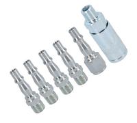 AB Tools Air Line Hose Compressor Fitting Connector Quick Release Set Male 1/4" Bsp