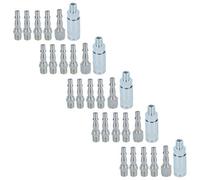 AB Tools Air Line Hose Compressor Fitting Connector Quick Release Set Male 1/4" Bsp 30Pc