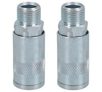 AB Tools Air Line Hose Connector Female Pcl Quick Release 3/8 Male Thread 2Pk Ft006