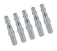 AB Tools Air Line Hose Connector Fittings Pcl To Large Hose Barb 10mm (3/8") 5Pk
