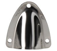 AB Tools Air Vent Scoop Drain Cover Clamshell Shell Shaped Polished Stainless Steel 45mm