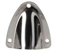 AB Tools Air Vent Scoop Drain Cover Shell Shaped Polished Stainless Steel 45mm